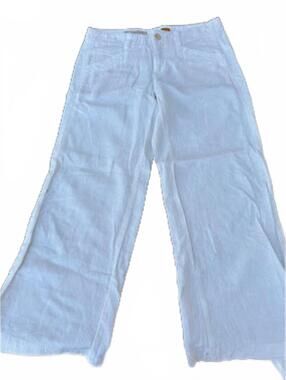 Pilcro Linen Blend Wide Leg Pants 32x27